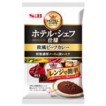 エスビー食品 ホテル・シェフ仕様 欧風ビーフカレー 辛口 680g（170g×4袋）