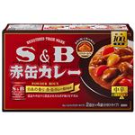 ヱスビー食品 赤缶カレーパウダールウ 中辛 152g