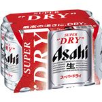 【6／13（金）～6／16（月）配送限定】アサヒビール アサヒスーパードライ  350ml×6