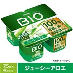 ダノンジャパン ダノンビオ ジューシーアロエ ヨーグルト 300g（75g×4カップ）