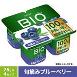 ダノンジャパン ダノンビオ 旬摘みブルーベリー ヨーグルト 300g（75g×4カップ）