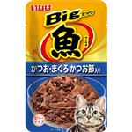 【ペット用】いなばペットフード いなば Bigマルウオ かつお・まぐろ かつお節入り 80g