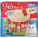 【ペット用】いなばペットフード CIAO ちゅ～る シーフードバラエティ 14g×20本