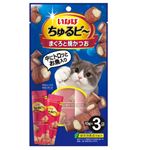 【ペット用】いなばペットフード いなば ちゅるビ～ まぐろと焼かつお 10g×3袋