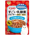 【ペット用】いなばペットフード CIAO すごい乳酸菌 クランキー かつお節入り かつお味 200g