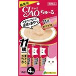 【ペット用】いなばペットフード CIAO ちゅ～る 11歳からのまぐろ・かつお 14g×4本
