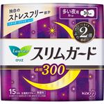 花王 ロリエ スリムガード 夜用300 多い夜用（羽つき）15コ入
