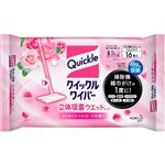 花王 クイックルワイパー 立体吸着ウエットシート エッセンシャルローズの香り 16枚