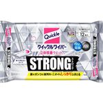 花王 クイックルワイパー 立体吸着ウエットシート ストロング 香りが残らないタイプ 12枚