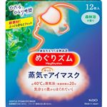 花王 めぐりズム 蒸気でホットアイマスク 森林浴の香り 12枚