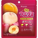 春日井製菓 つぶグミ PREMIUM 濃厚もも 75g