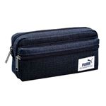 クツワ クロスダブルペンケース（ネイビー）