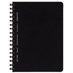 コクヨ ソフトリング方眼罫 70枚（黒）5号（A6サイズ）