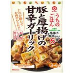 キッコーマン うちのごはん 豚と厚揚げの甘辛ガーリック 82g
