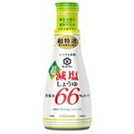 キッコーマン食品 いつでも新鮮 超減塩しょうゆ 食塩分66％カット 200ml