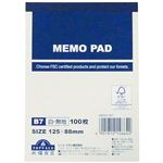 トップバリュ メモパッド B7