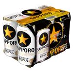 【6缶パック】サッポロ生ビール 新黒ラベル 350ml×6