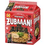 東洋水産 マルちゃん ZUBAAAN！ 背脂濃厚醤油 125g×3食パック
