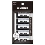 トンボ鉛筆 MONO消しゴム PE01（ブラック）5コパック
