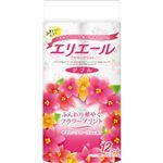 エリエール トイレットティシュー フラワープリント ダブル（12ロール）