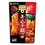 【12／5（金）～12／8（月）配送限定】ミツカン 〆まで美味しい キムチ鍋つゆ ストレート 750g