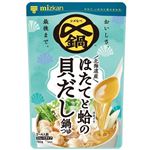 ミツカン 〆まで美味しい北海道産ほたてと蛤の貝だし鍋つゆストレート 750g