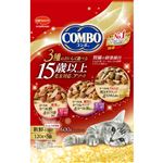 【ペット用】日本ペットフード コンボ キャット 15歳以上 毛玉対応アソート 600g（120g×5袋）