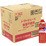 【ケース販売】 トップバリュトマト食塩不使用 900g×12本