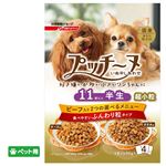 【ペット用】ペットライン プッチーヌ 半生 11歳から ふんわり粒 国産牛肉 200g（50g×4パック）