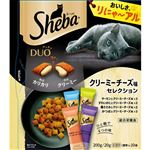 【ペット用】マース ジャパン リミテッド シーバ デュオ 成猫用 クリーミーチーズ味セレクション 200g（20g×10袋）