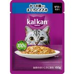 【ペット用】マース ジャパン リミテッド カルカン パウチ かつお節入り まぐろとささみ 60g