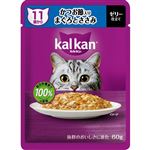 【ペット用】マース ジャパン リミテッド カルカン パウチ 11歳から かつお節入りまぐろとささみ 60g