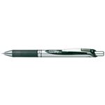 ぺんてる ゲルインキボールペン ノック式エナージェル 0.5mm（シルバー軸 黒）