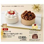 【クリスマス】【M24】 ペアケーキ（苺ショート＆チョコケーキ）