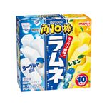 【5／29（木）～6／1（日）配送限定】明治 角10棒 ラムネヨーグルト風味＆レモン 42ml×2種×各5本