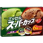 ★明治 エッセルスーパーカップ ミニ抹茶・チョコクッキー 80ml×6個