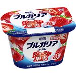 明治 ブルガリアヨーグルト脂肪0 ジューシー果実 苺 180g