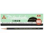 三菱鉛筆 事務用鉛筆 9800 B 12本入