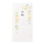 デザインフィル 金封61 お祝 花の枠 白