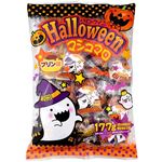 やおきん ハロウィンマシュマロ プリン味177g（個包装紙込み）