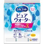 ユニ・チャーム シルコット ピュアウォーター ウェットティッシュ つめかえ用 174枚（58枚×3個）