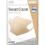 ユニ・チャーム 超快適マスク SMART COLOR スリム ナチュラルベージュ 7枚入