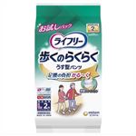 ユニ・チャーム ライフリー 歩くのらくらくうす型パンツ 2回 L 2枚