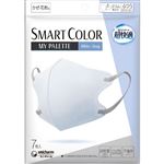 ユニ・チャーム 超快適マスク SMART COLOR MyPalette ふつう White×Gray 7枚