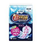 ユニチャーム ソフィ 超熟睡ガード涼肌360 12枚