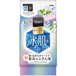 ライオン Ban さっぱり感 PREMIUMシート クールタイプ ナチュラルソープの香り 30枚（189ml）