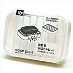 レック ダブルコート 石けん皿 水切りトレー付き 1個入