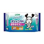 【ペット用】ライオンペット シュシュット！ 厚手おそうじシート 犬用 25枚