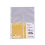 リヒトラブ リクエスト クリヤーポケット【4ポケット】 A4・S 30（2・4）穴