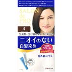 ダリヤ サロンドプロ 無香料ヘアカラー 早染めクリーム 4 ライトブラウン 1個